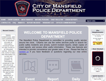 Tablet Screenshot of p2c.mansfield-tx.gov